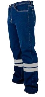 [PRO432] PANTALON JEAN CON C.REFLECTIVA T.26